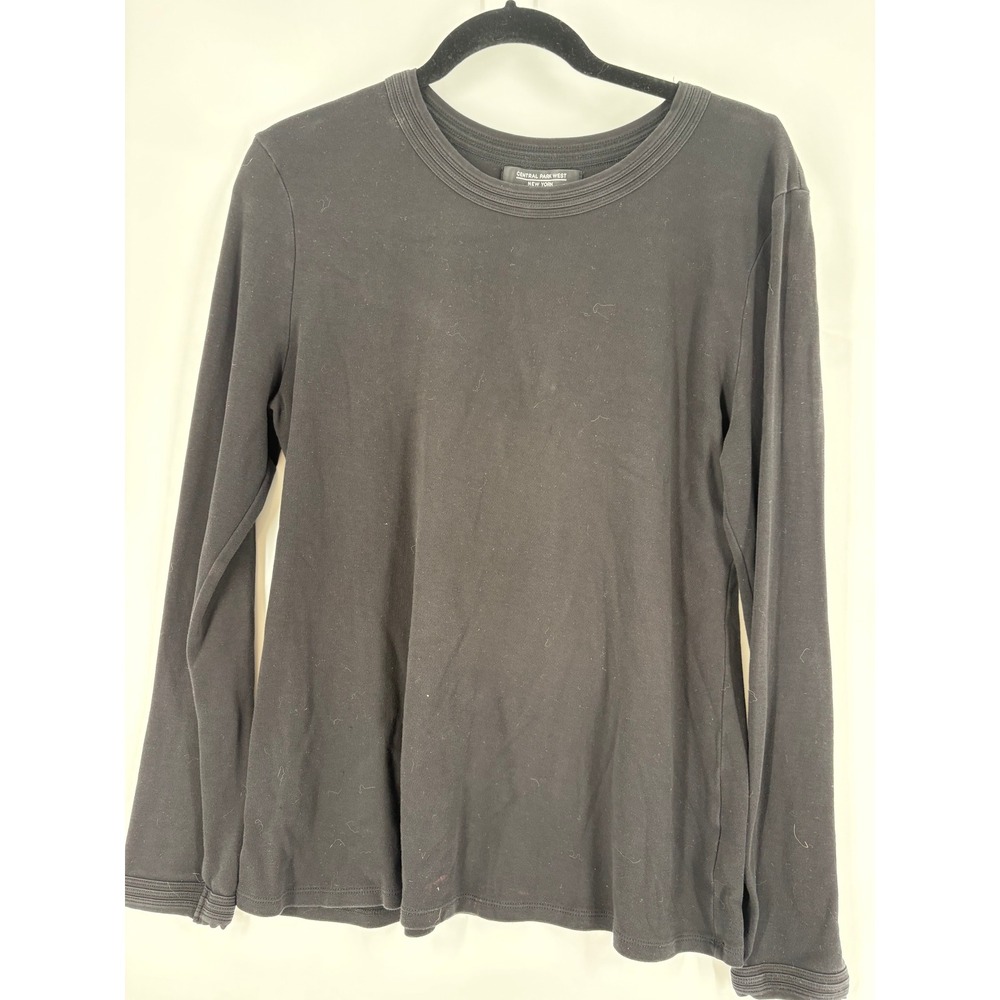 Central Park West New York Womens Long Sleeve Top‎ Cotton Blend Gray XL